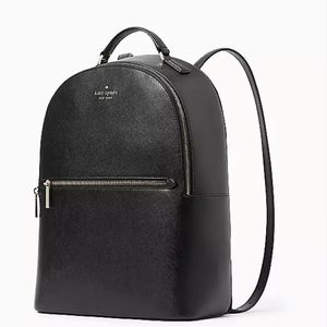 Kate Spade Leather Perry Backpack Black NWT